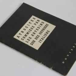 Atrocités commises par des abyssins sur des ouvriers italiens Éthiopie