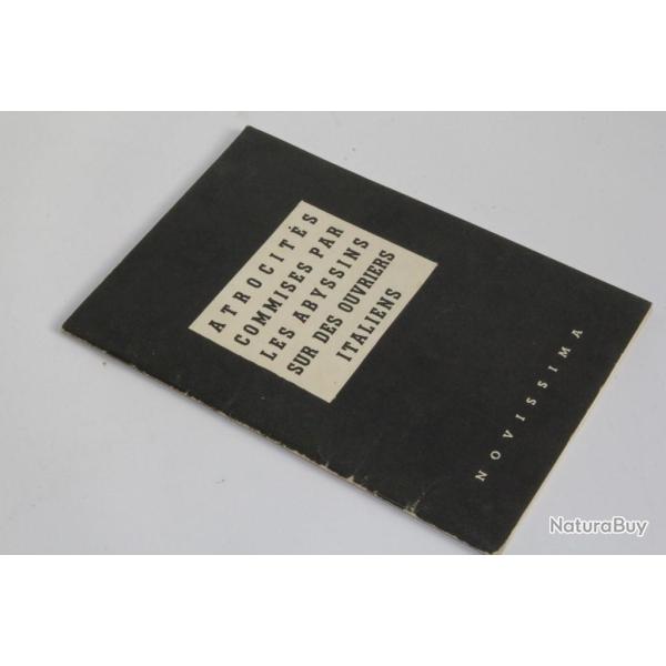 Atrocit�s commises par des abyssins sur des ouvriers italiens �thiopie