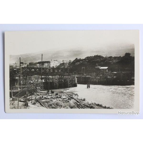 CPA Haute-Savoie Seyssel Le Barrage en construction