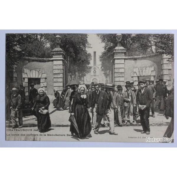 CPA Indre Ch�teauroux La sortie des ouvriers Manufacture Balem