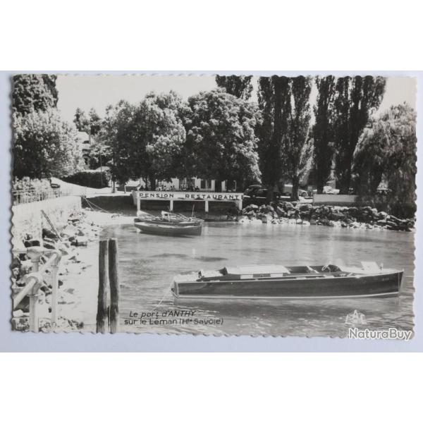 CPA Haute-Savoie Pension Restaurant Le port d'Anthy sur le L�man