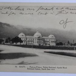 CPA Haïti Port au Prince Palais national façade Nord