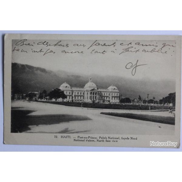CPA Ha�ti Port au Prince Palais national fa�ade Nord