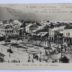 CPA Haïti Port au Prince Le quartier du square de l'intendance