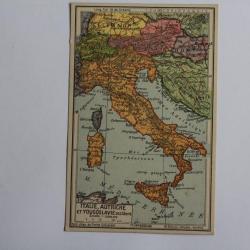 CPA Carte géographique Italie Autriche Yougoslavie