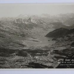 CPA Suisse Rigi-Kulm Blick nach Goldau Lowerzersee u.Glarneralpen