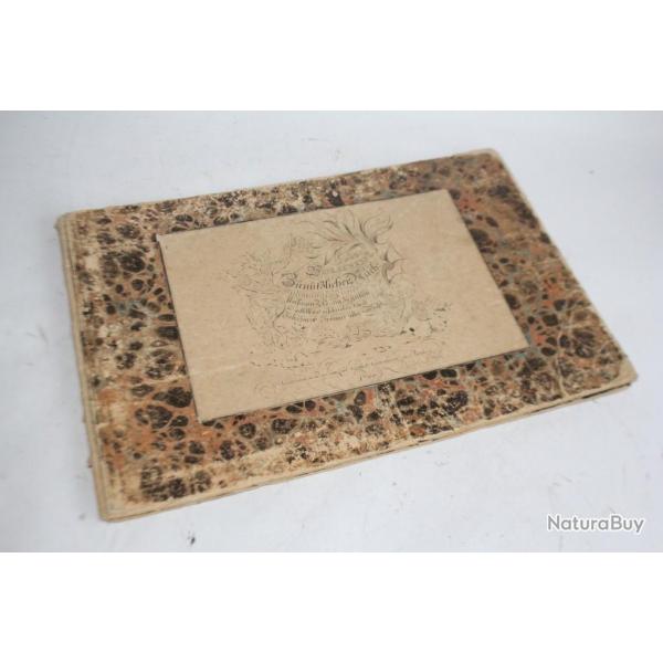 Ouvrage Gravures Calligraphie Carl Gottlieb GUTTENBERG XVIIIe sicle