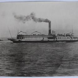 Ancienne photographie Bateau Le Mont-Blanc Lac Léman Suisse