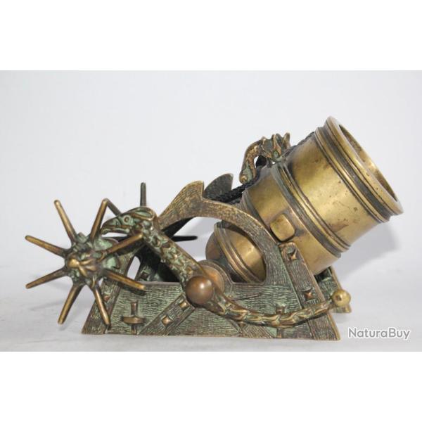 Pi�ce d'artillerie Mortier bronze Max Le Verrier
