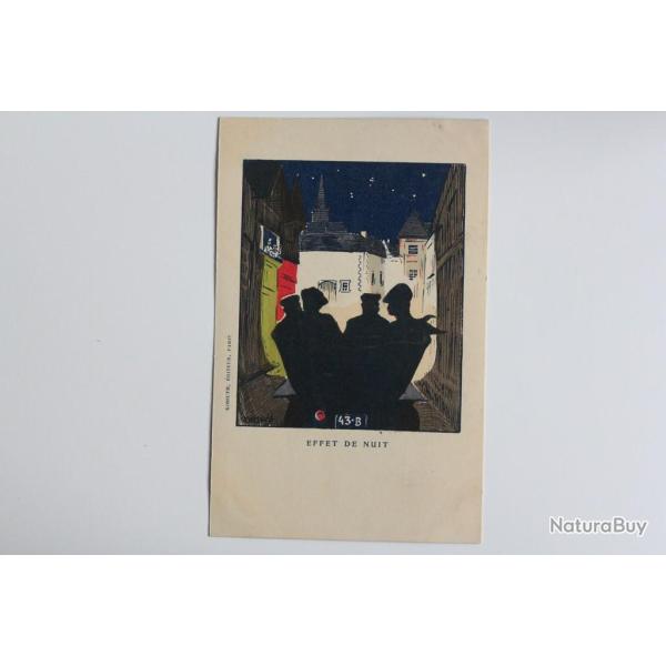 CPA illustr�e Kossuth Effet de nuit Automobile