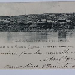 CPA Argentine Ingenio de Azucar de Bemberg & Cie en Misiones