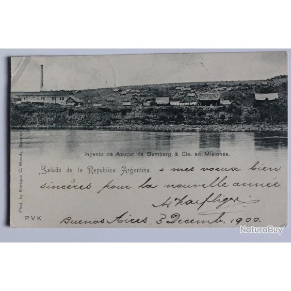 CPA Argentine Ingenio de Azucar de Bemberg & Cie en Misiones