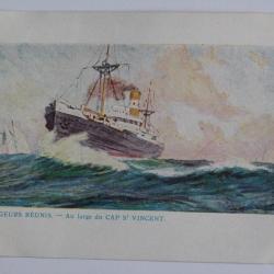 CPA Chargeurs Réunis Au large du Cap St Vincent Bateau