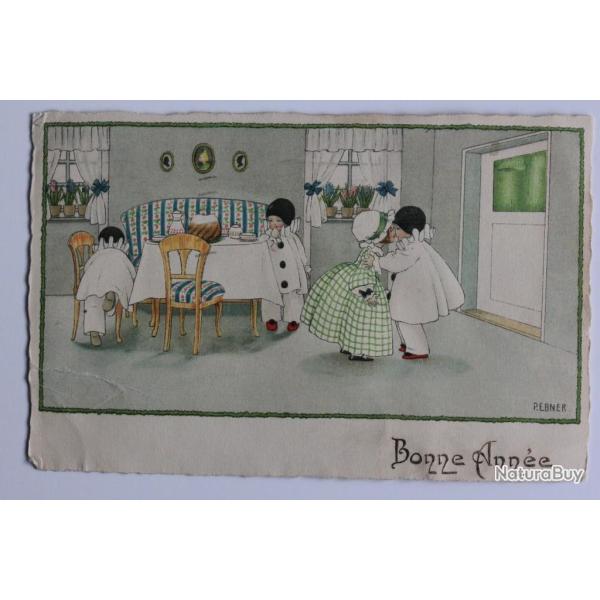 CPA illustr�e Pauli EBNER Bonne ann�e