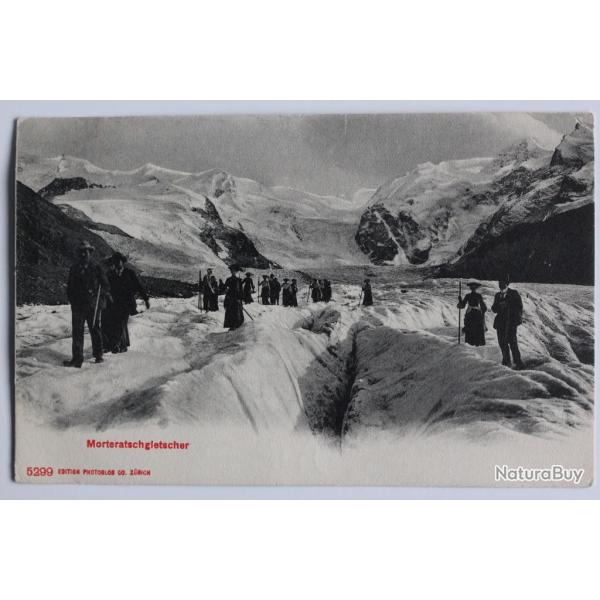 CPA Suisse Morteratschgletscher Glacier Grisons