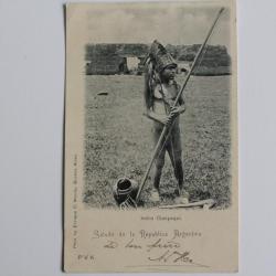 CPA Argentine Indio Guayaqui Saledo de la Republica Argentina