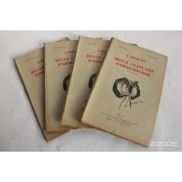 L'oiseau et la revue fran�aise d'ornithologie 1952