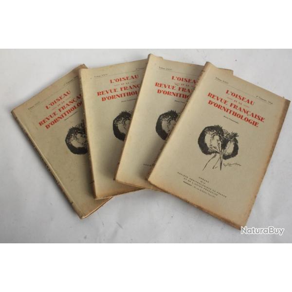 L'oiseau et la revue fran�aise d'ornithologie 1954