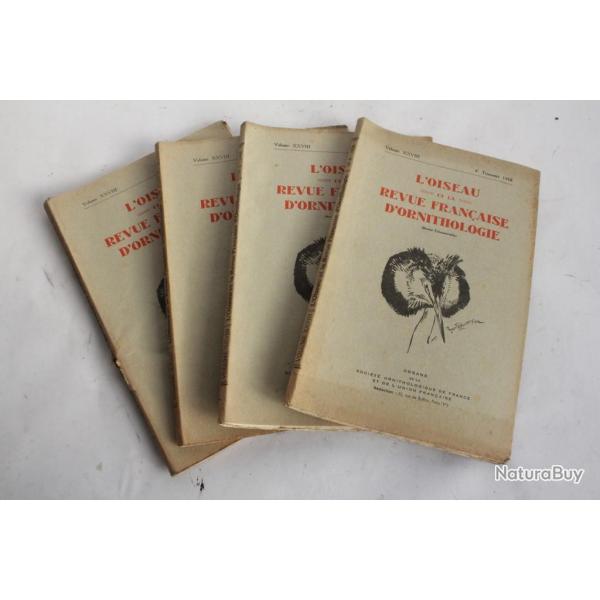 L'oiseau et la revue fran�aise d'ornithologie 1958