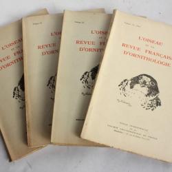 L'oiseau et la revue française d'ornithologie 1962