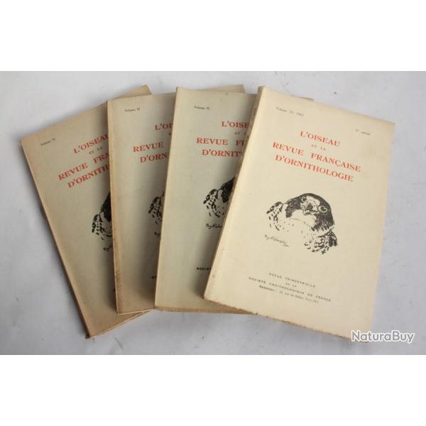L'oiseau et la revue fran�aise d'ornithologie 1962