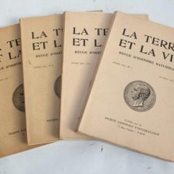 Revues d'histoire naturelle La Terre et la Vie Année 1958