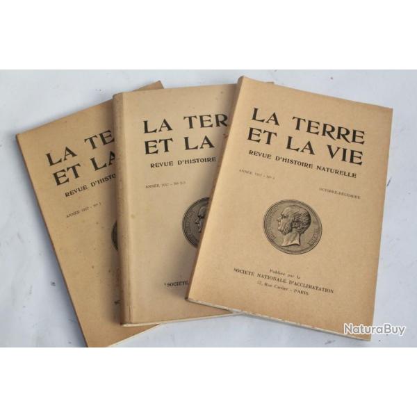 Revues d'histoire naturelle La Terre et la Vie Ann�e 1957
