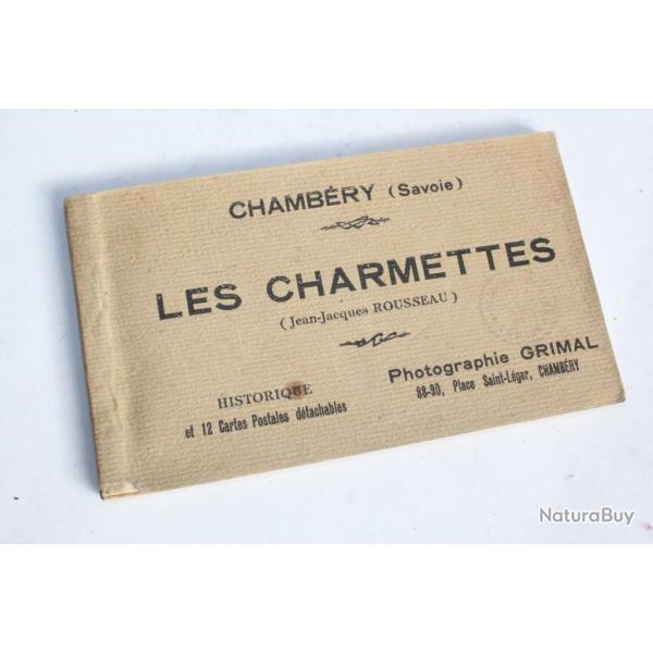 Carnet 12 CPA Savoie Chamb�ry Les Charmettes Jean-Jacques Rousseau