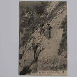 CPA Haute-Savoie Salève La Dalle Grande Gorge Intérieure