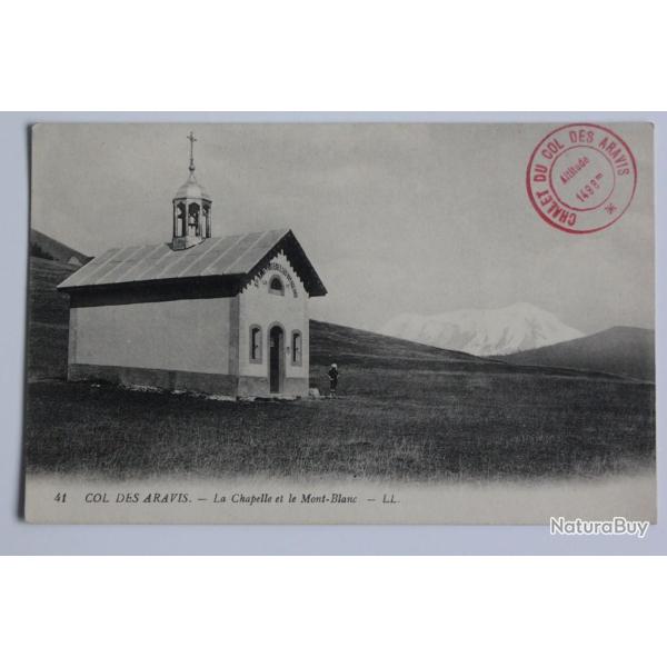 CPA Haute-Savoie Col des Aravis La Chapelle et le Mont-Blanc