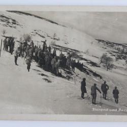 CPA Norvège Skirend ued Bessheim Ski