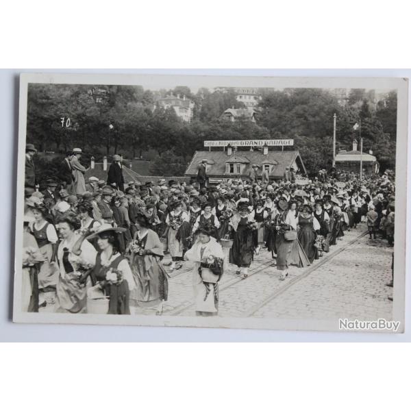 CPA Suisse Caf� Kl�sterli Grand garage Berne 1923