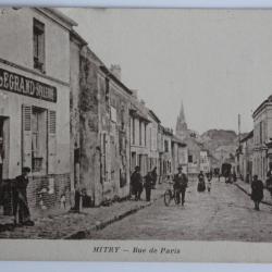 CPA Mitry Rue de Paris Bourrellerie Sellerie E. Legrand