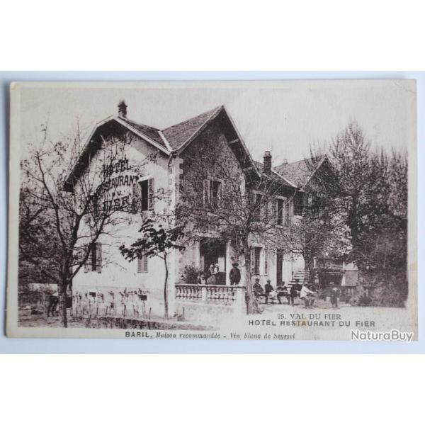 CPA Val du Fier H�tel Restaurant Baril Vin blanc de Seyssel