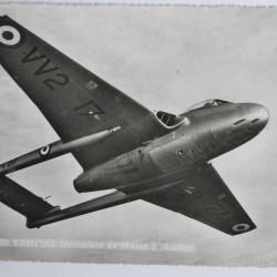 CPA Avion Vampire Monoplace de chasse à réaction
