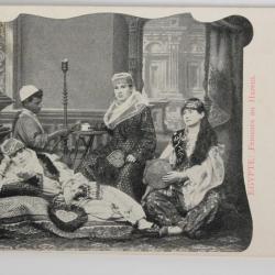 CPA Égypte Femmes au harem