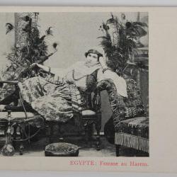 CPA Égypte Femme au harem