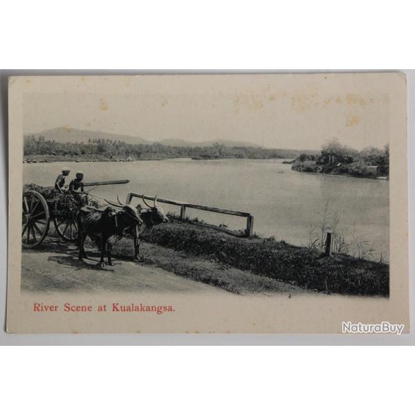 CPA Malaisie River Scene at Kualakangsa