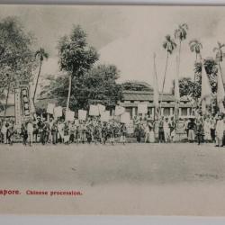 CPA Singapour Singapore Chinese procession