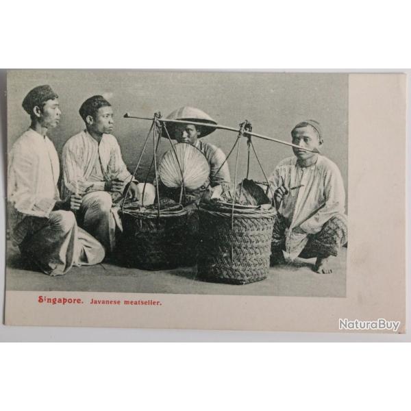 CPA Singapour Singapore Javanese meatseller