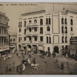 CPA Tunisie Tunis Place de la bourse