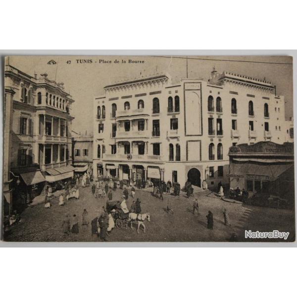 CPA Tunisie Tunis Place de la bourse