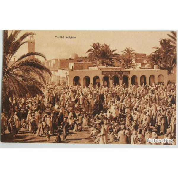 CPA Alg�rie March� indig�ne Grande �picerie du Sahara