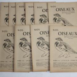Bulletin Nos Oiseaux 1949/1950 N°202 à 213 société ornithologique Suisse