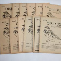 Bulletin Nos Oiseaux 1947/1948 N°190 à 201 société ornithologique Suisse