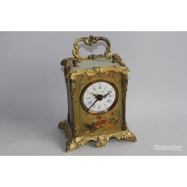 Pendulette t�le lithographi�e Napol�on III