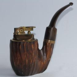 Briquet de table Pipe bois