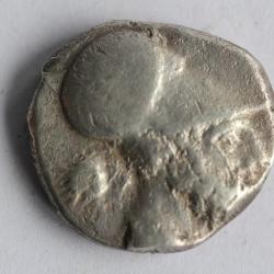 Monnaie grecque Nomos ou Didrachme d'argent M&eacute;taponte Lucanie
