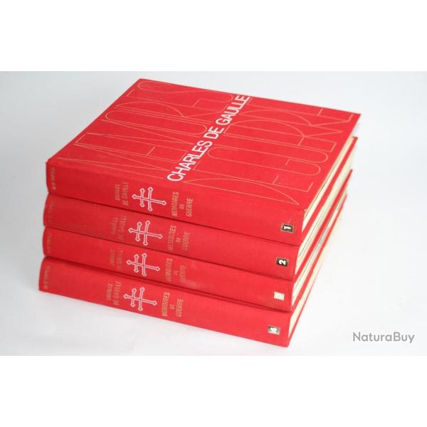 Revues Charles de Gaulle M�moires de Guerre 4 volumes N�1-72