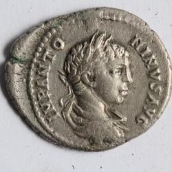 Monnaie romaine argent Denier &Eacute;lagabal Antioche